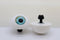 45mm Domed Puppet Eyes with Cabachon Iris - AQUA